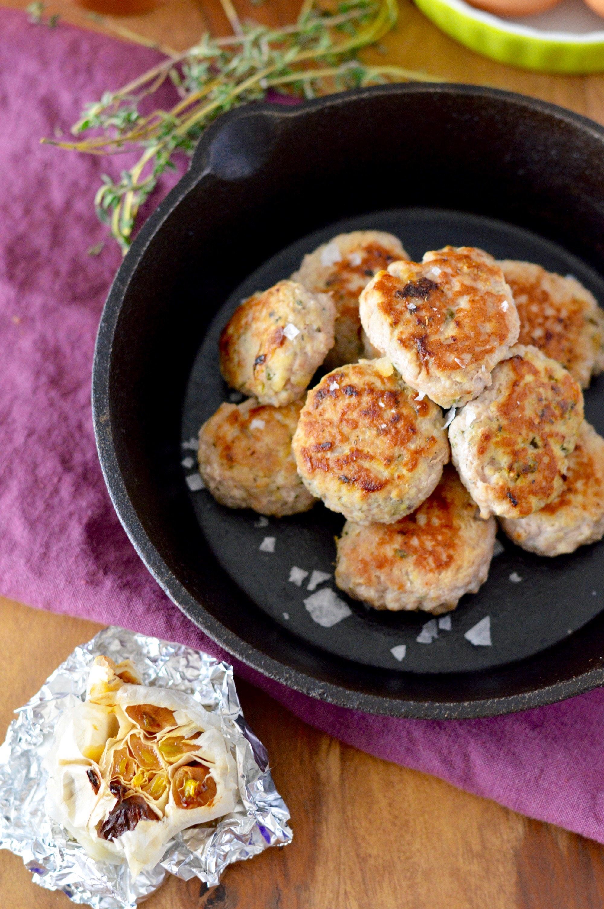 Roasted Garlic Chicken Sausage ~ Real Food with Dana