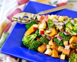 Balsamic Broccoli & Sweet Potato Salad