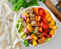 Jamaican Chopped Chicken Salad