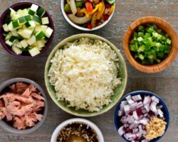 Everything But the Kitchen Sink Cauliflower Fried Rice